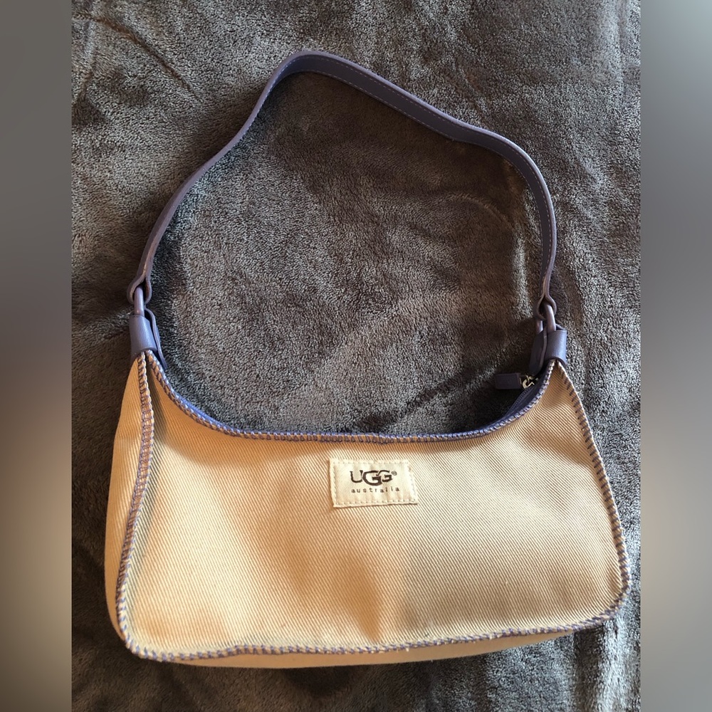 Ugg - small canvas and leather purse